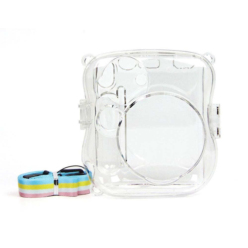 [Film Lab] Instax Mini 25/26+ Transparent Case Camera Protective Case with Strap CAA06