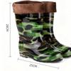 DAXTE Men's High-Top Camouflage Rain Boots