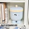with Lid Garbage Bin Plastic Storage Box Cute Desktop Trash Can  Table & Office Desk