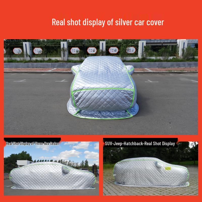 Heavy-Duty Winter Car Cover: Thick Cotton, Snowproof & Cold-Resistant