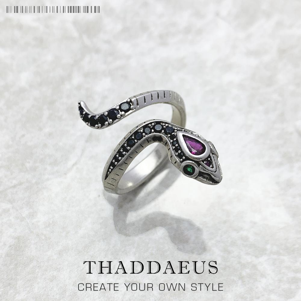 

Snake Inspired Ring New Vintage Fashion Jewelry For Women resizable серебряный
