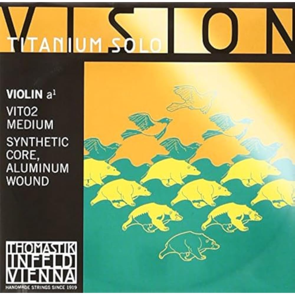 THOMASTIK Vision Titanium solo vision titanium solo violin strings A line synthetic core 4/4 alum...