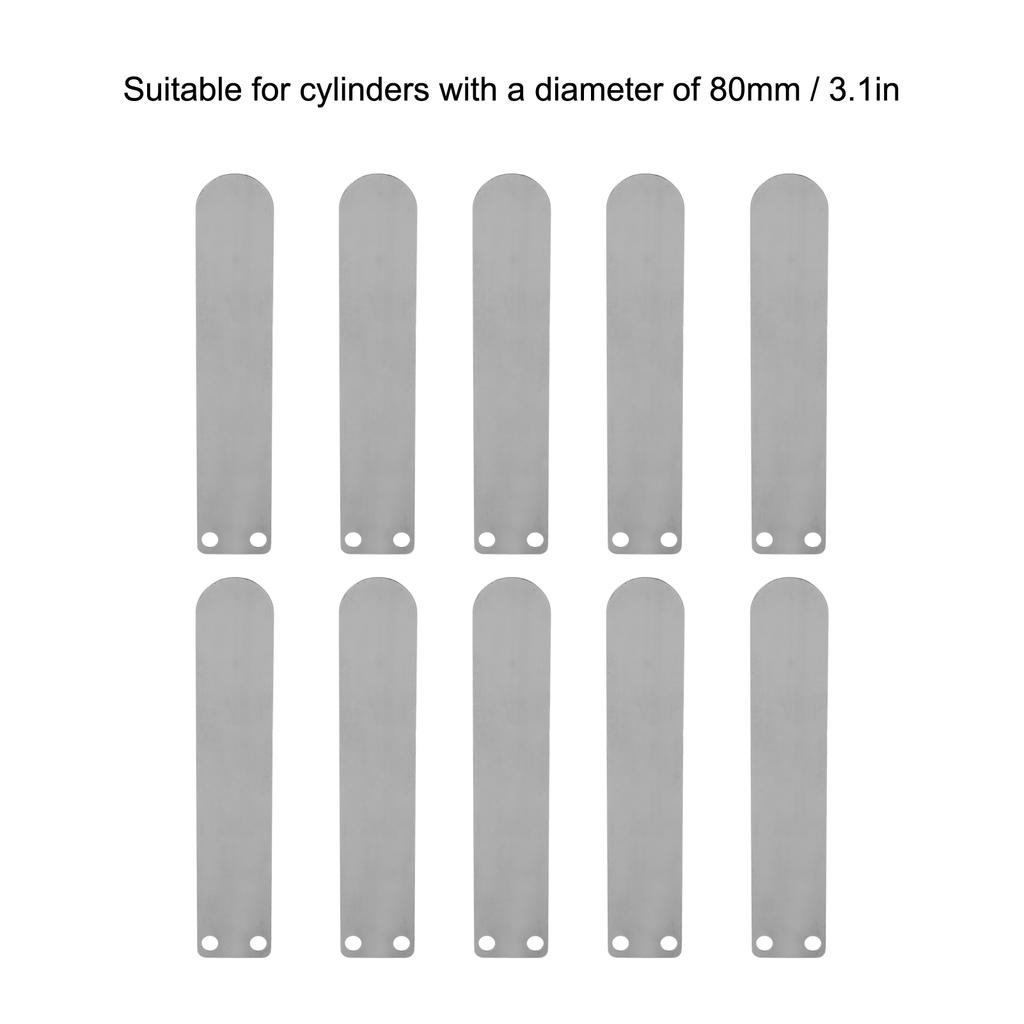 10Pcs Valve Plate Tongue Shape Cast Iron and Exhaust Accessories
