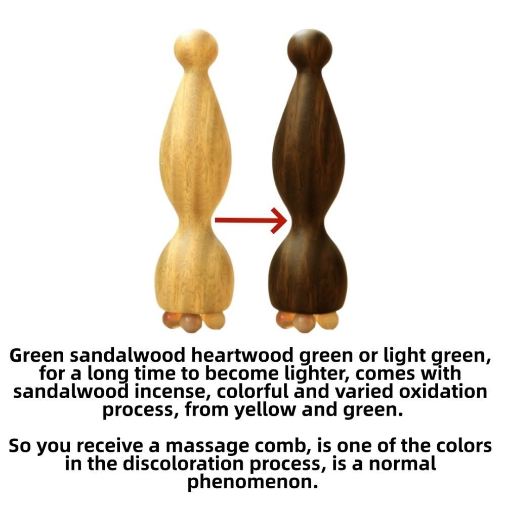 Five Beads Design Eye Massage Stick Reduce Puffiness Guasha Face Massager Tool  Eye SPA