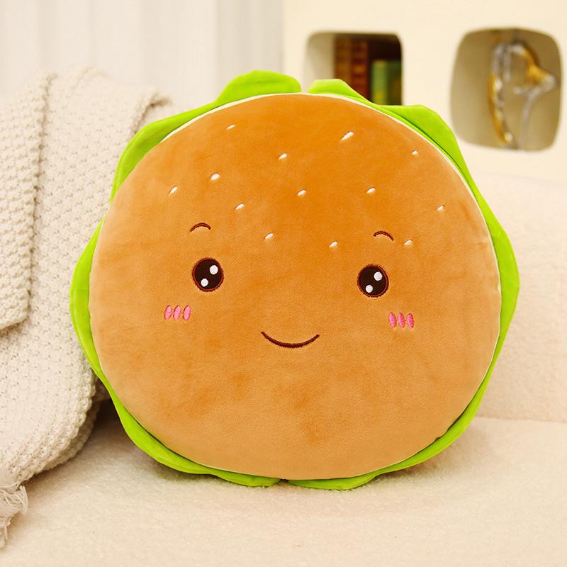 High-Quality 40Cm High-Quality Cute High-Quality Cartoon High-Quality Hamburger High-Quality Plush High-Quality Pillow High-Quality Kawaii