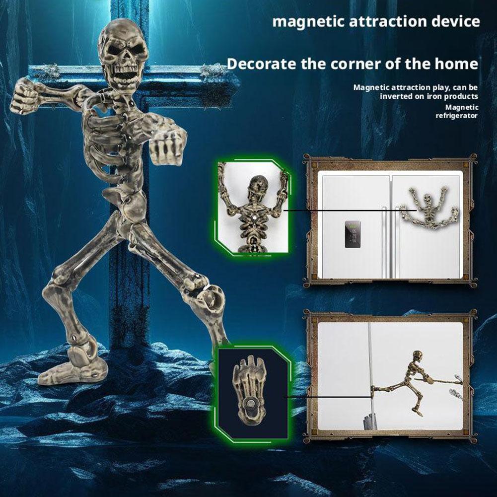 Mini Medieval Skeleton Figurines Small Halloween Skeleton For Home Table Decor Party Outdoor Graveyard Haunted House Accessories