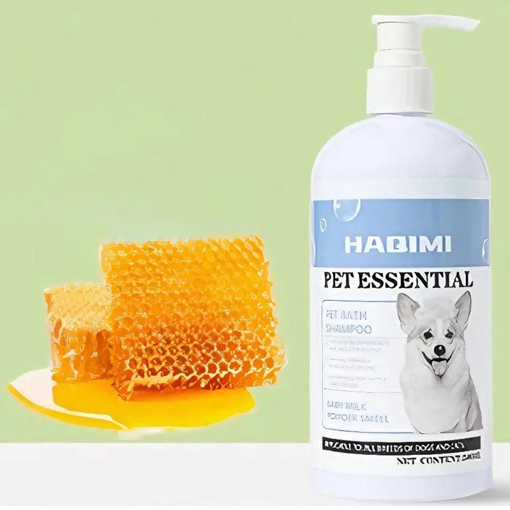 

500ml Pet Bath Shampoo Cats Dogs Shower Gel Gentle Cleansing Deodorant Anti Itch Long Lasting Scent Pet Health Cleaning Products