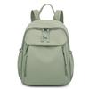 Backpack Women's Seasonal New Fashionable Simple Solid Color Large Capacity Backpack Nylon Cloth Business Travel Backpack