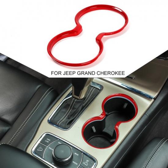 Inner Gear Shift Cup Holder Cover Trim Bezels for Jeep Grand Cherokee 2011-
