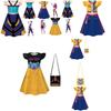 Kpop Demon Hunters Girl Dress With Cartoon Pleated Fabric For Children 110-160cm