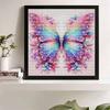 Butterfly DIY Diamond Painting Kit with Colorful Rhinestones Sparkling Craft Canvas for Adults Home Decor and Relaxing Hobby