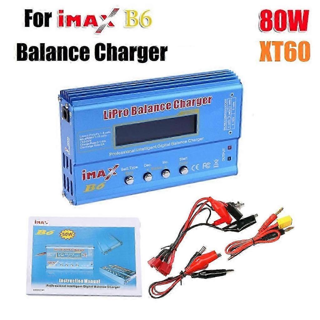 Für Imax B6 80w Lipo Akku Ladegerät+xt60 Lipo Nimh Li-ion Ni-cd Digital Lipro Balance Charger Batte