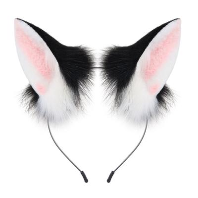 Handmade Plush Cat Ears, Fox Ears, Simulated Japanese Animal Ears, Cosplay Cos Animal Ears Headband, Headwear