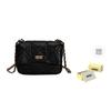 New Disney Mickey Series Synthetic Leather Chain Bag Shoulder Bag Crossbody Bag, Shoulder Bag Medium Size Women's Black DHF41117-A
