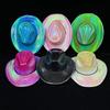 Iridescent LED Light-up Sequin Cowboy Hat for Christmas and Halloween Carnival