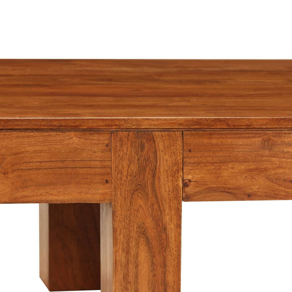 Solid Wood Coffee Table with Honey Colored Finish 100 x 50 x 30 cm
