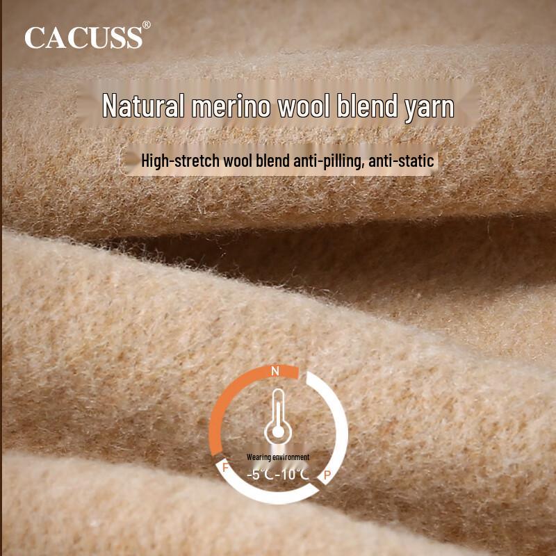 CACUSS Women's Winter Wool Blend Scarf & Shawl