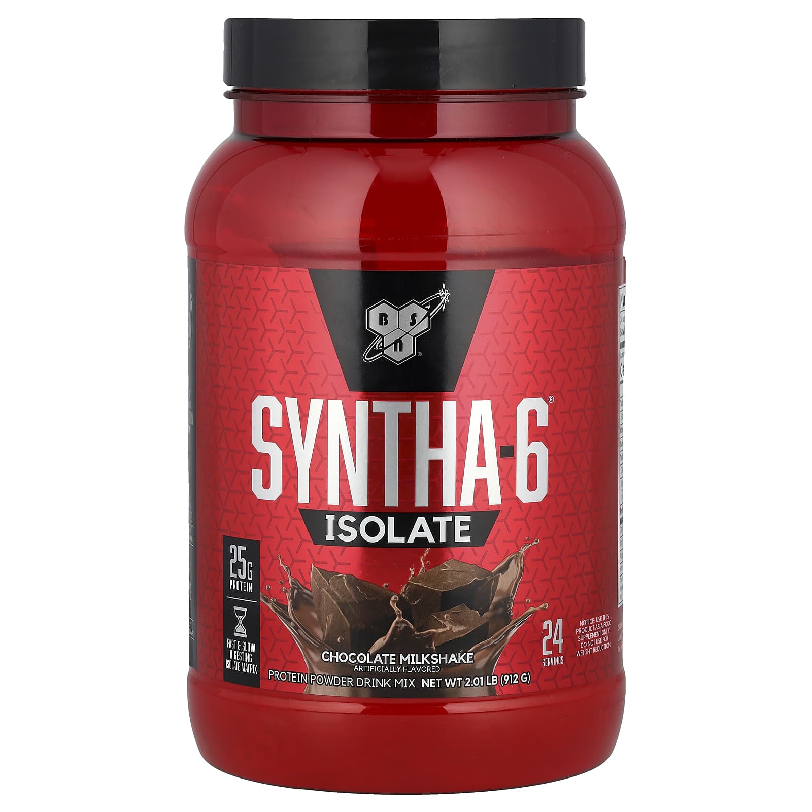 

Syntha-6 Isolate, Protein Powder Drink Mix, Chocolate Milkshake, 2.01 lbs (912 g)
