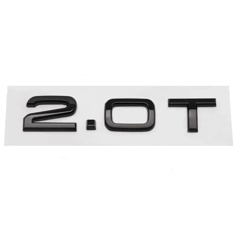 3D ABS Letters Car Styling Rear Trunk Badge 1.8T 2.0T 3.0T Emblem Logo For  Audi A3 A4 A5 A6 A7 A8 Q2 Q3 Q5 Q7 Q8 Car Accessories