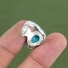 Copper Blue Turquoise Ring 925 Sterling Silver Ring Handmade Jewelry Amazing Ring Decent Gemstone Ring Gift For Women Available In Ring Size