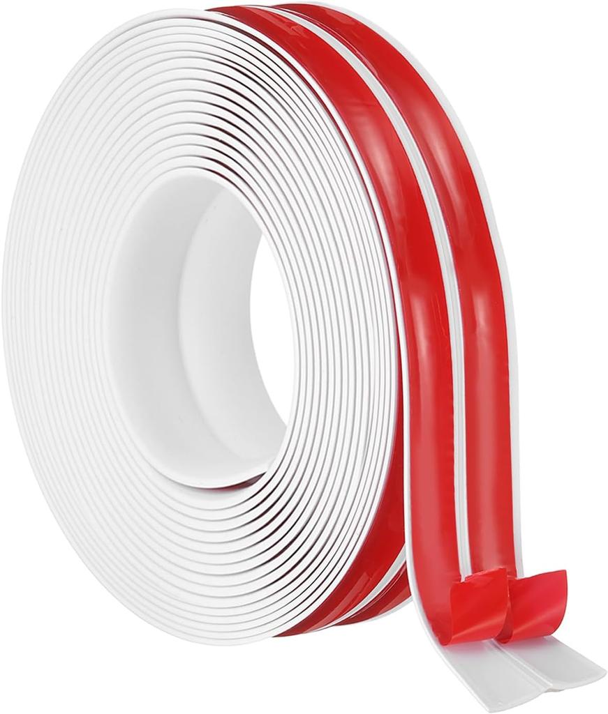 1 Stück 3 Meter/118,11 Zoll Selbstklebender PVC-Holzmaserung Wandkanten- und Eckenschutz - Leicht zu schneidendes, wiederverwendbares Streifenmuster-Formteil-Kit