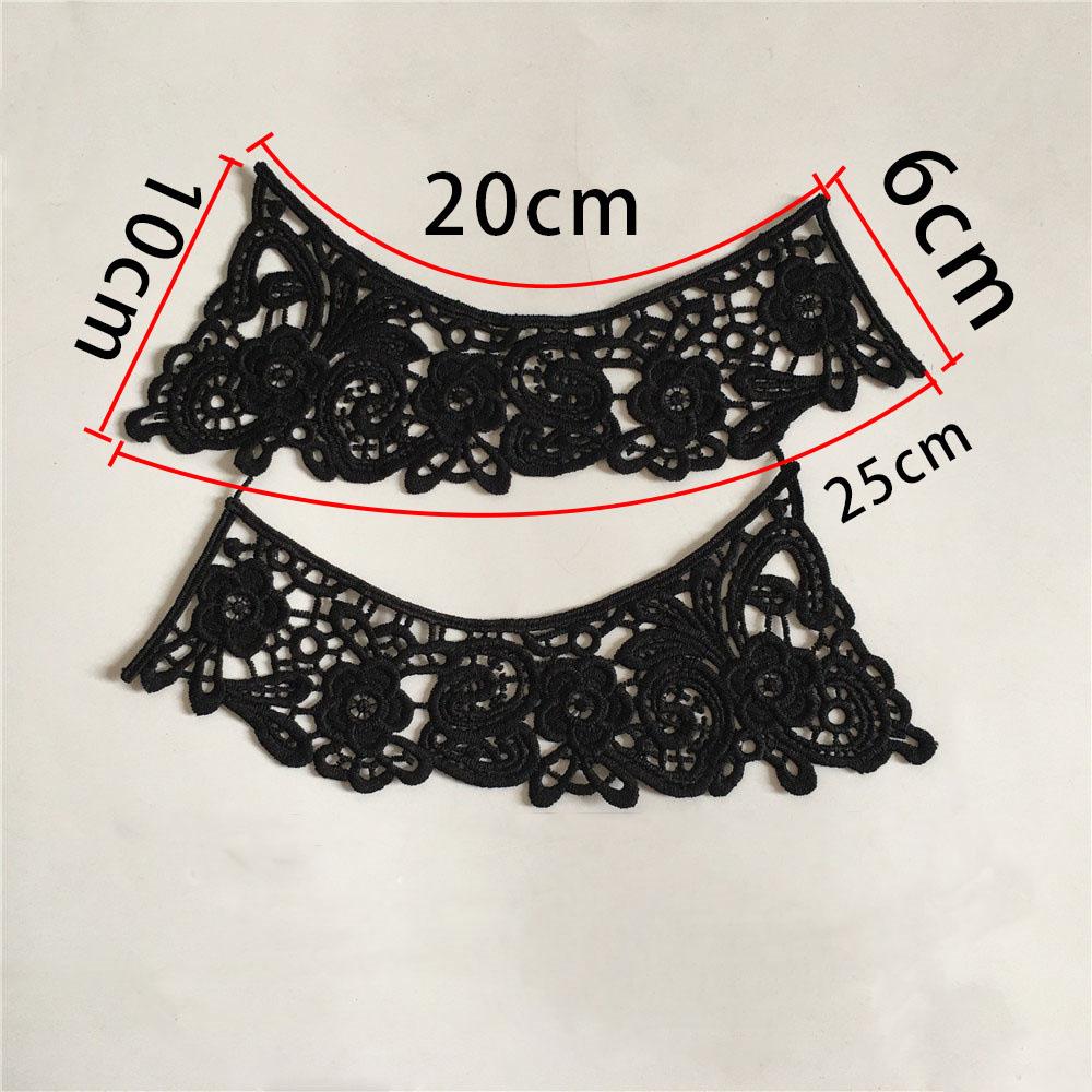 Clothing Accessories Milk Silk Hollow Lace Embroidery Diy Collar Sewing Lace Clothes Neckline Accessories Decoration