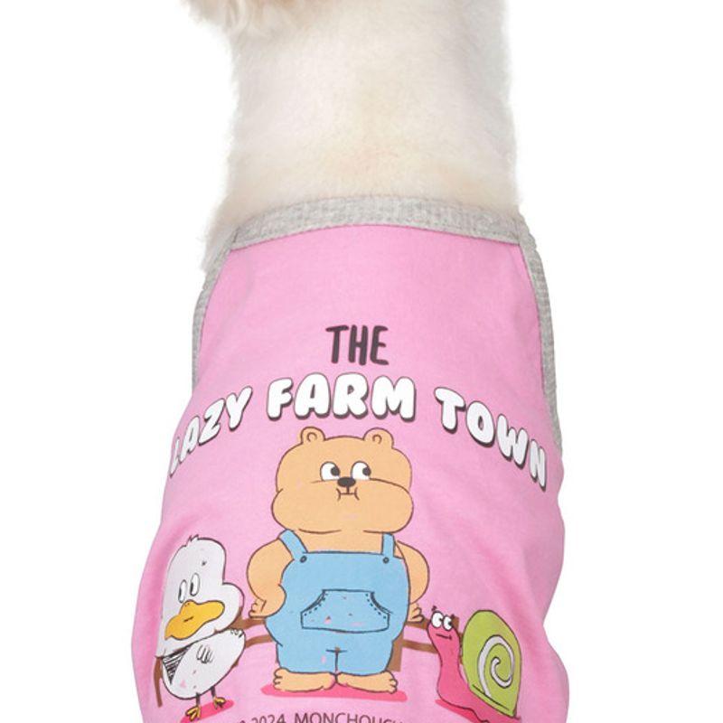 MONCHOUCHOU Lazy Farm Sleeveless Pink