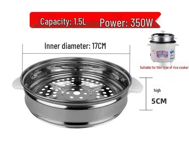 

Universal Stainless Steel Steamer Rack for Rice Cookers