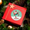 Christmas Stickers  1 Roll 500 Posts  Happy Faces Xmas Kids Stickers Decals For Toys Gifts Crafts Decorations