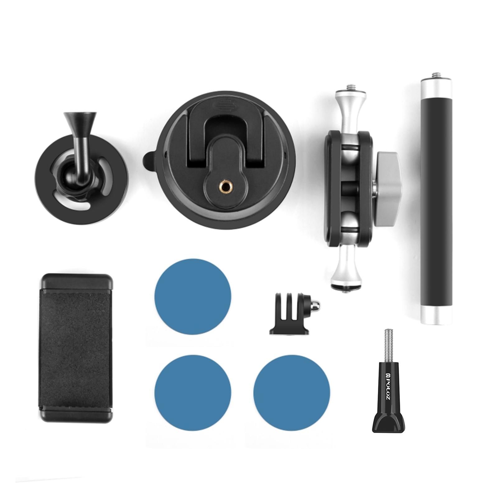 PULUZ PU273B Крепление для телефона на присоске Крепление на присоске из алюминиевого — фото 3