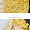 Cute Rabbit Ears Headscarf Hat Cherry Flossom Pattern Soft Cotton Hair Accessory For Women Adults Adjustable Headwear