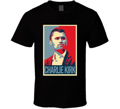 Charlie Kirk USA Hope, Freedom, Turning Point T Shirt Tee Gift New