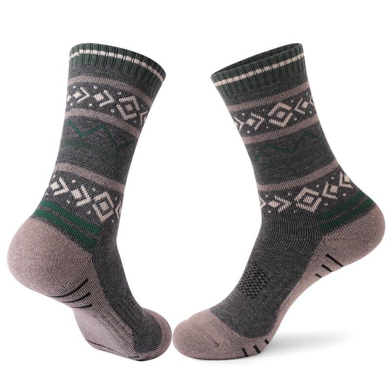 OEING Men's Thick Wool Mid-Calf Socks