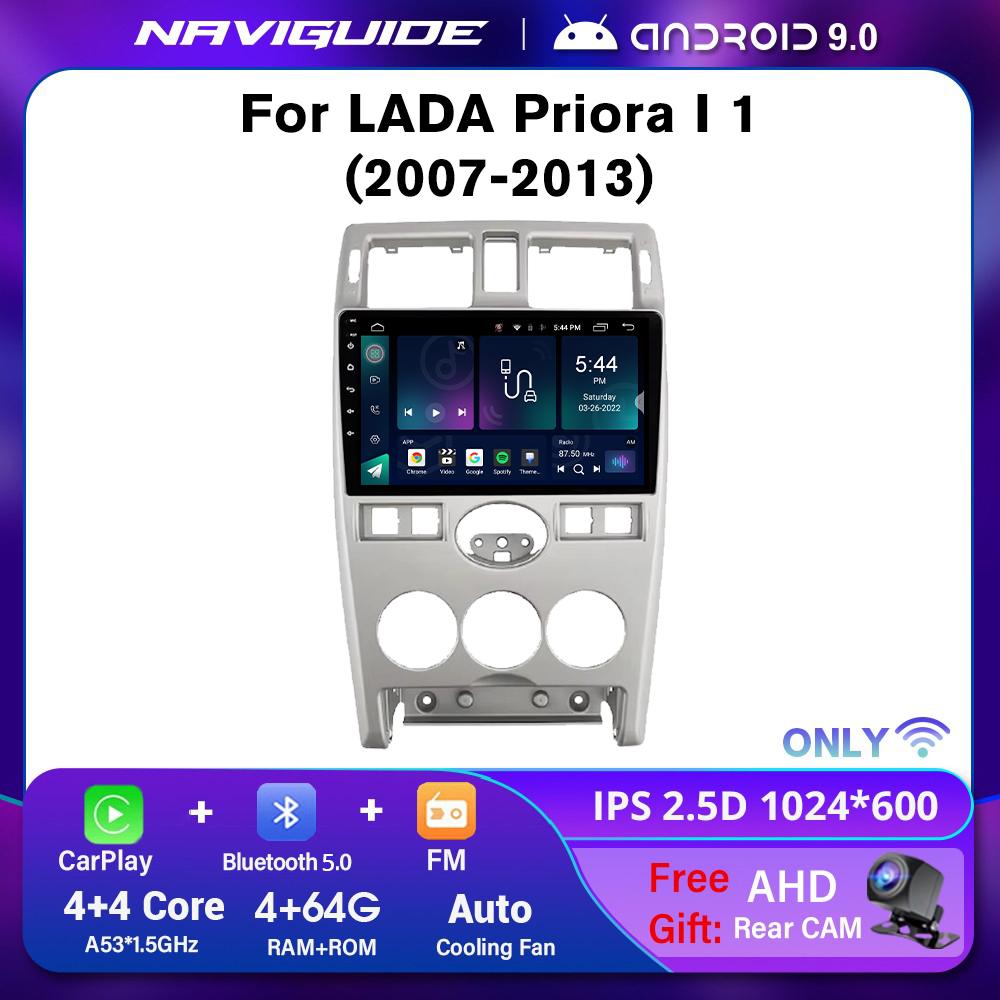 9'' 2din Android Car Radio CarPlay Auto for LADA Priora I 1 2007-2013 Car Intelligent System Multimedia Video Player GPS BT FM NO DVD