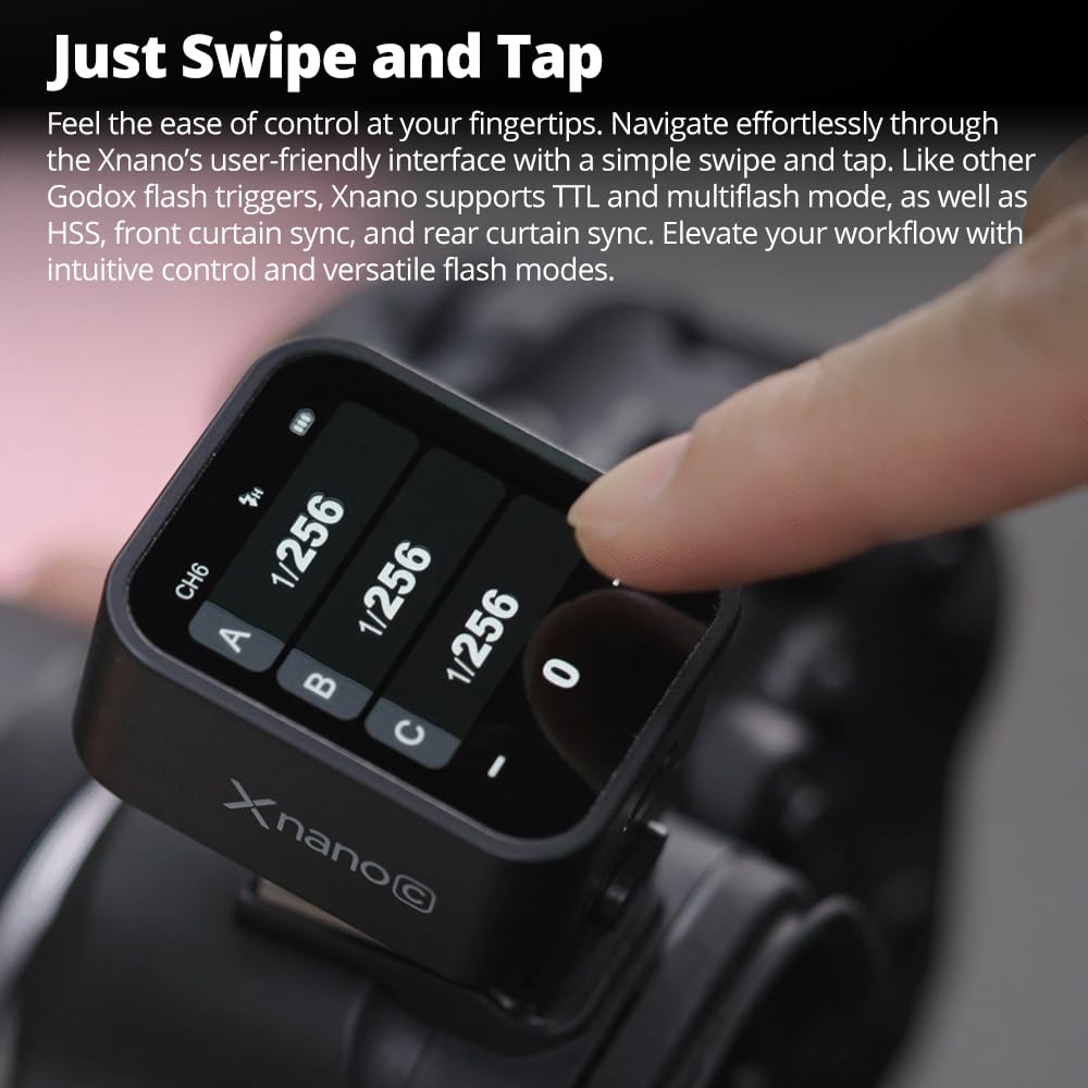 Godox Godox X3N Trigger Transmitter Flash Trigger Touchscreen TTL Wireless Flash Trigger with TCM Conversion Function 850mAh Battery [Authorized