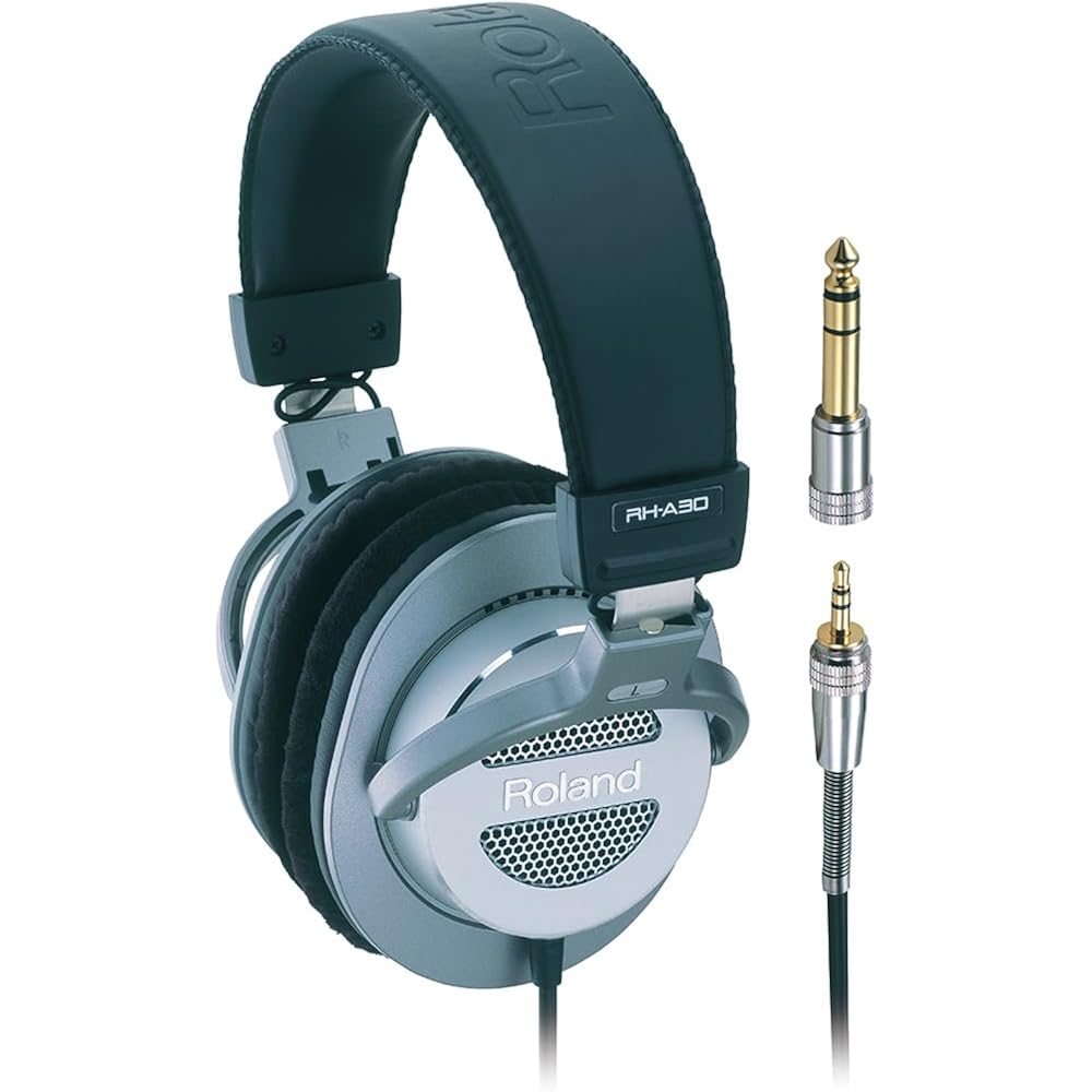 Roland Roland Open Monitor Headphones RH-A30 Open Air Type 45mm Driver Suede Style Earpads Cable ...