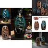 Exquisite Ceramic Backflow Waterfall Smoke Incense Burner For Serene Meditation Spaces