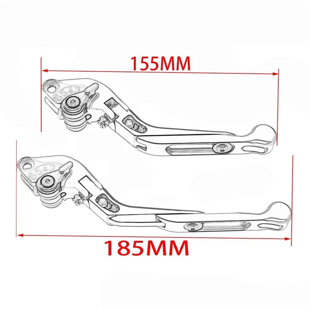Clutch Levers Brake Levers for Tiger 660 Sport 2022-2024 Trident 660 2021-2024 Folding Extendable