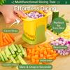 Multifuncional vegetal chopper cebola em cubos artefato batatas fritas slicer cozinha gadget pepino batata slicer ferramentas de cozinha