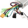 Kit contrôleur sans balais 500W 25A Double entraînement Écran LCD M5 Vélo électrique Kit contrôleur sans balais pour scooter 24V/36V/48V