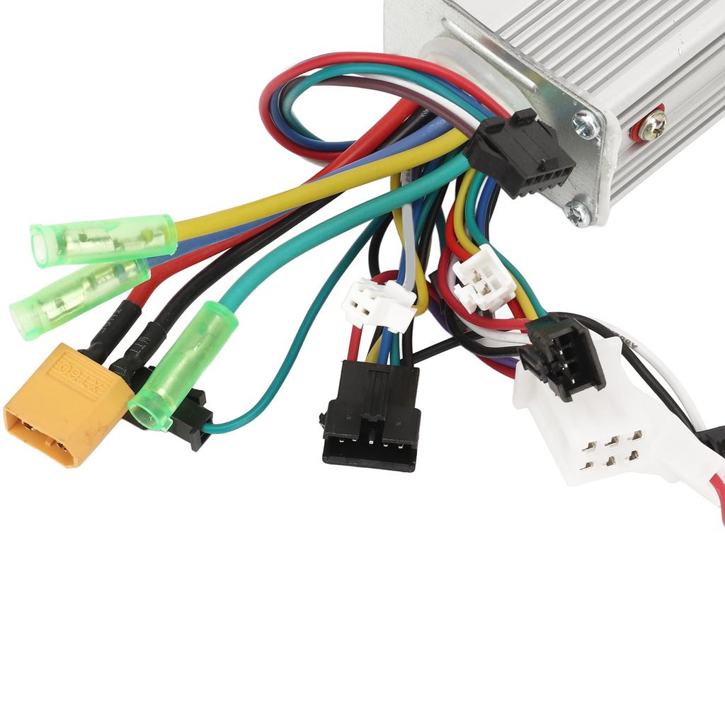 Kit contrôleur sans balais 500W 25A Double entraînement Écran LCD M5 Vélo électrique Kit contrôleur sans balais pour scooter 24V/36V/48V