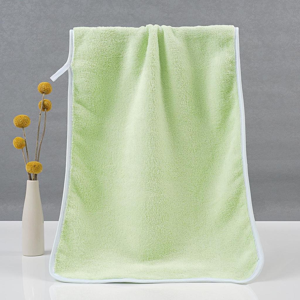 Soft, Quick-Dry Coral Fleece Towel - Absorbent & Shed-Free for Face Washing