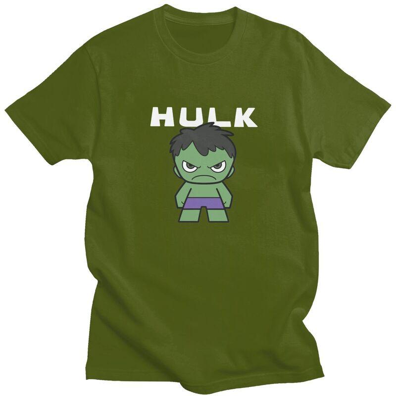 

Custom Cute Mini Hulk Tshirts Men Short Sleeve Streetwear T Shirt Cool Cartoon T-shirts Slim Fit Soft Cotton Tee Tops Gift Idea 4XL