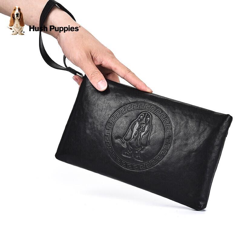 Hush Puppies Men's Genuine Leather Clutch Bag