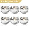 6/12Pcs Mercury Glass Candle Holder Tea Lights Christmas Party Wedding Centerpieces Candlestick for Home Decoration