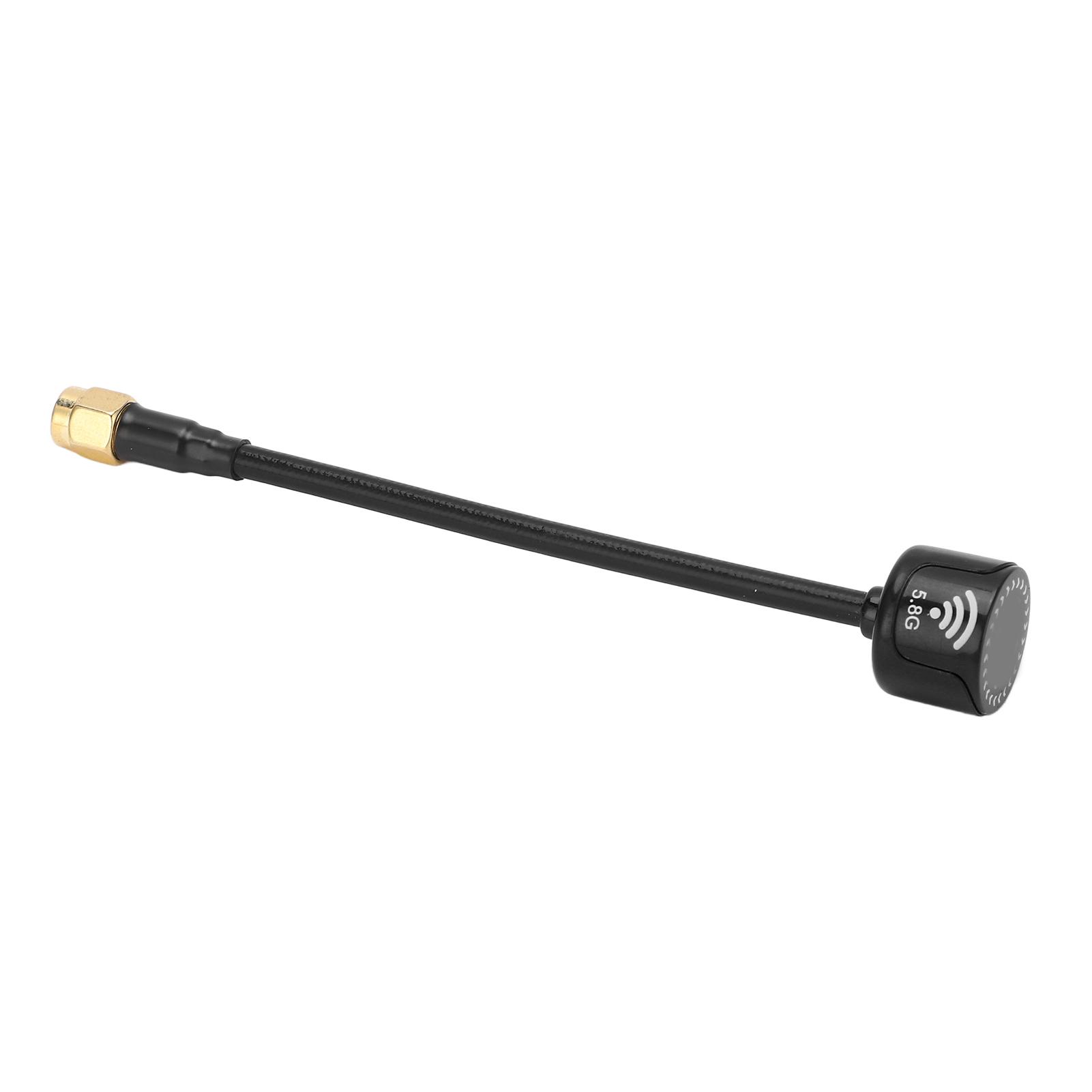 

125mm 5.8GHz 2.5Dbi Antenna for Remote Control FPV Drone Impact Resistant RHCP Gain AntennaBlack чорний