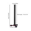 One-Handed Tear Paper Towel Roll Holder with Suction Cup Vertical Tissue Stand Removable Roll Paper Holder Modern for Countertop