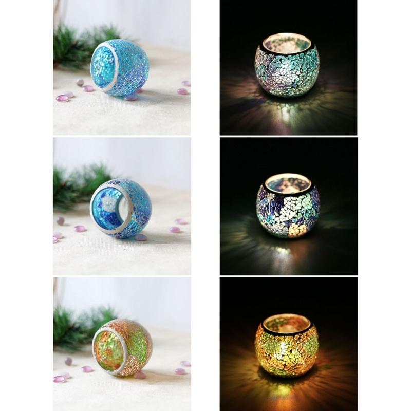 Romantische Evenementen Marokkaanse Glazen Kaarsenhouders Met Artistieke Tafeldecoratie