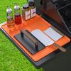 New Upgrade Silicone Grill Tool Mat for Resistant Spatula Pad BBQ Utensil Holder Griddle Side Rack Pad Kitchen Cooking
