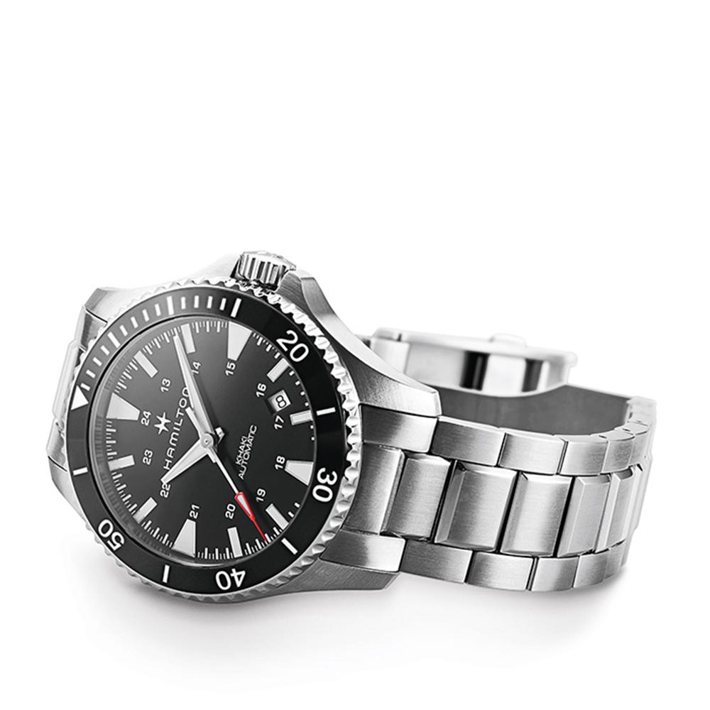 Hamilton H82335131 Khaki Scuba Automatisch 40mm Zwart Metaal Herenhorloge